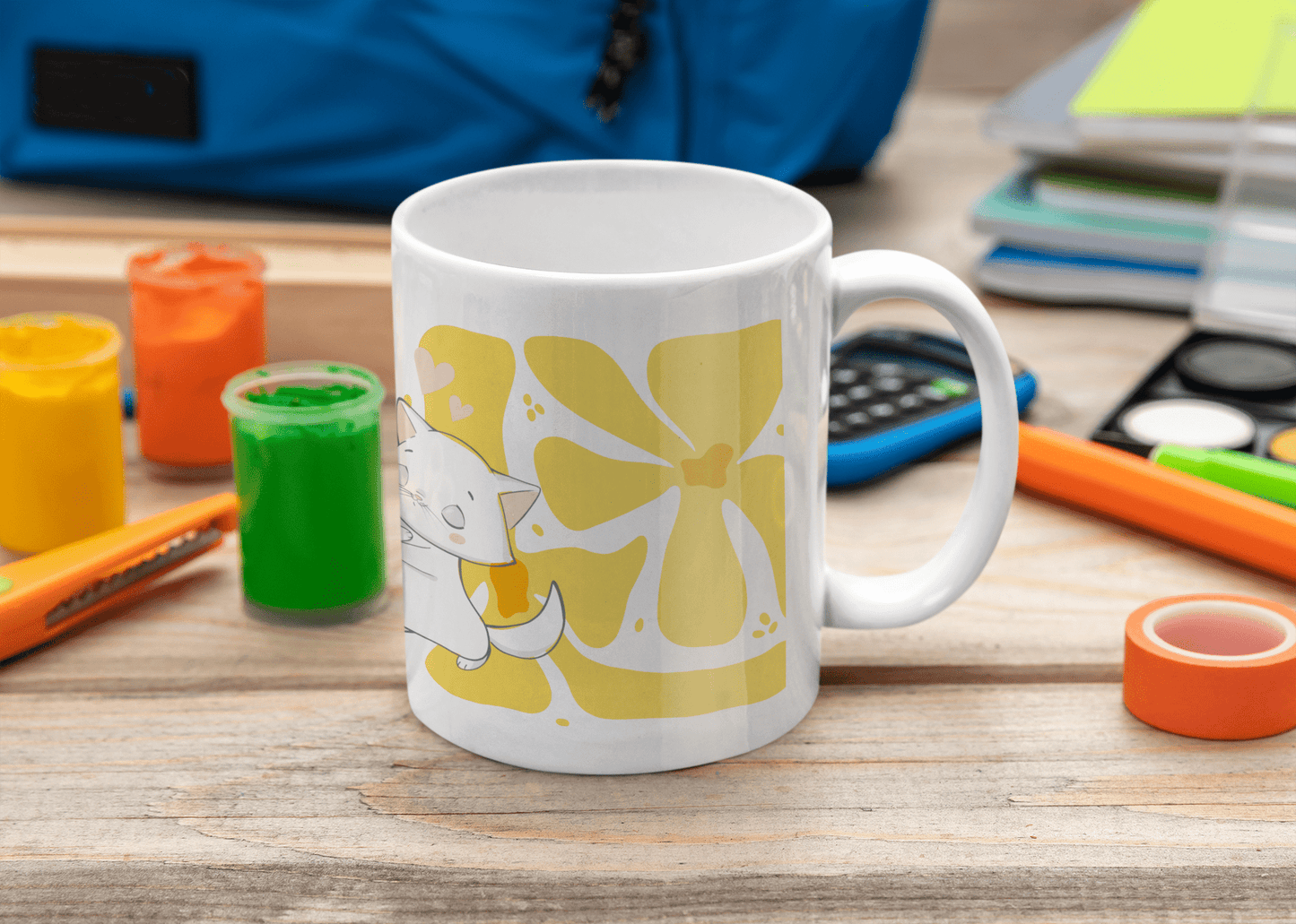 In My Happy Place 15oz White Mug