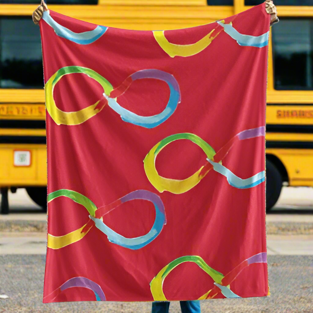 Infinity Symbol blanket - Neurodiversity Infinity Cozy Plush Fleece Blanket
