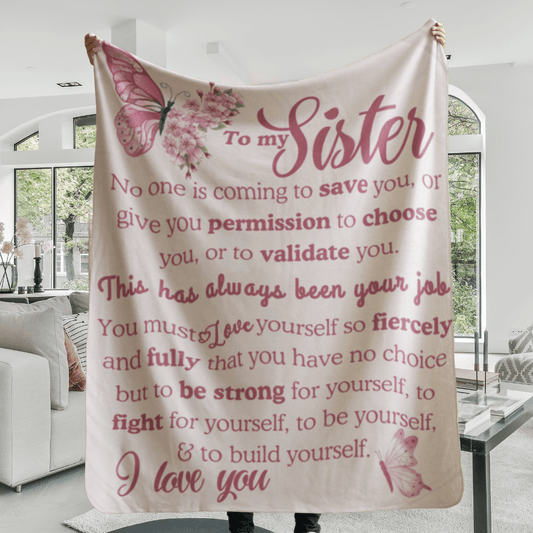 To My Sister Blanket (Choice of 3 Styles)