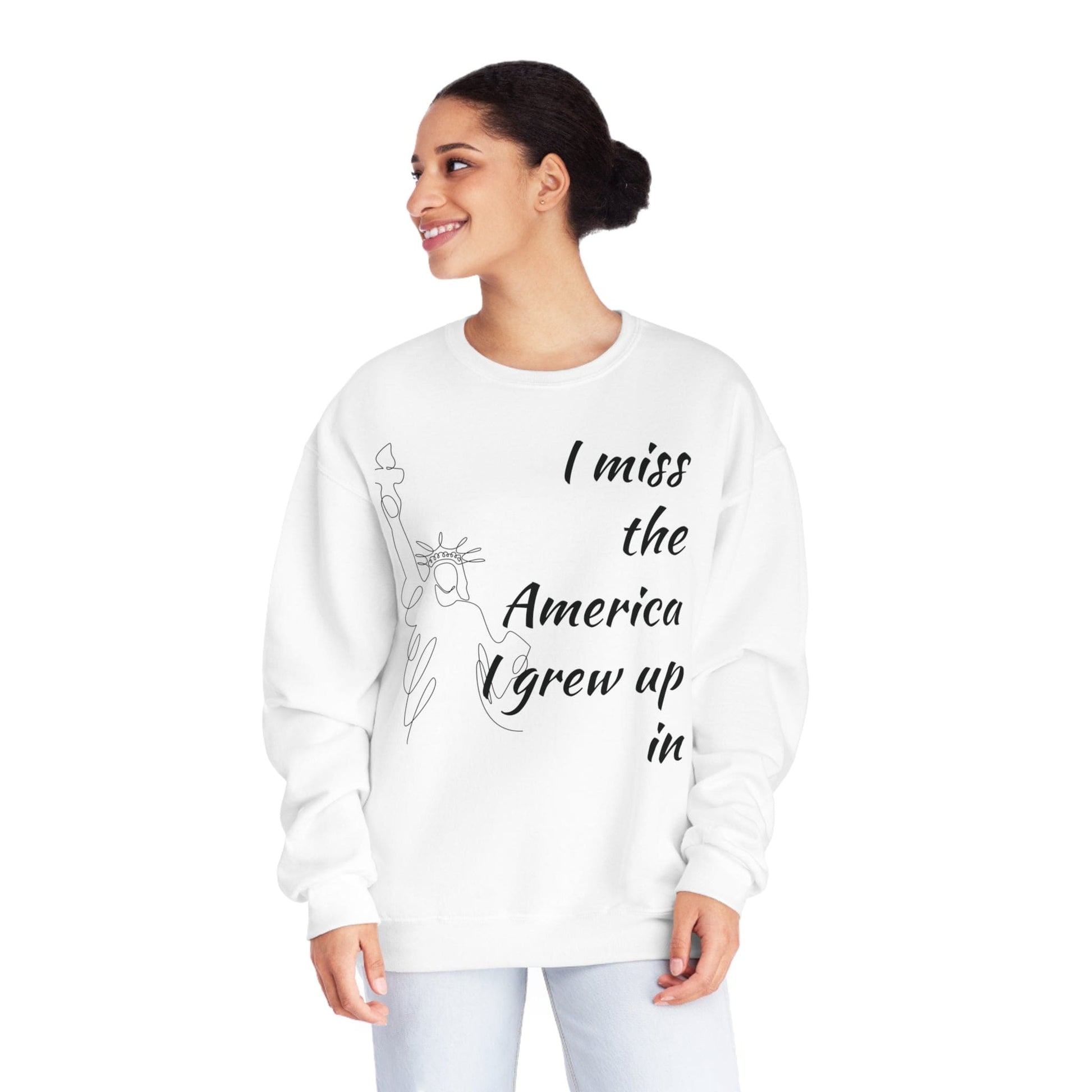 I Miss The America I Grew Up In, Wear Your Pride, Unisex NuBlend® Crewneck Sweatshirt - BespokeBliss