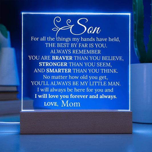 Acrylic Square Plaque