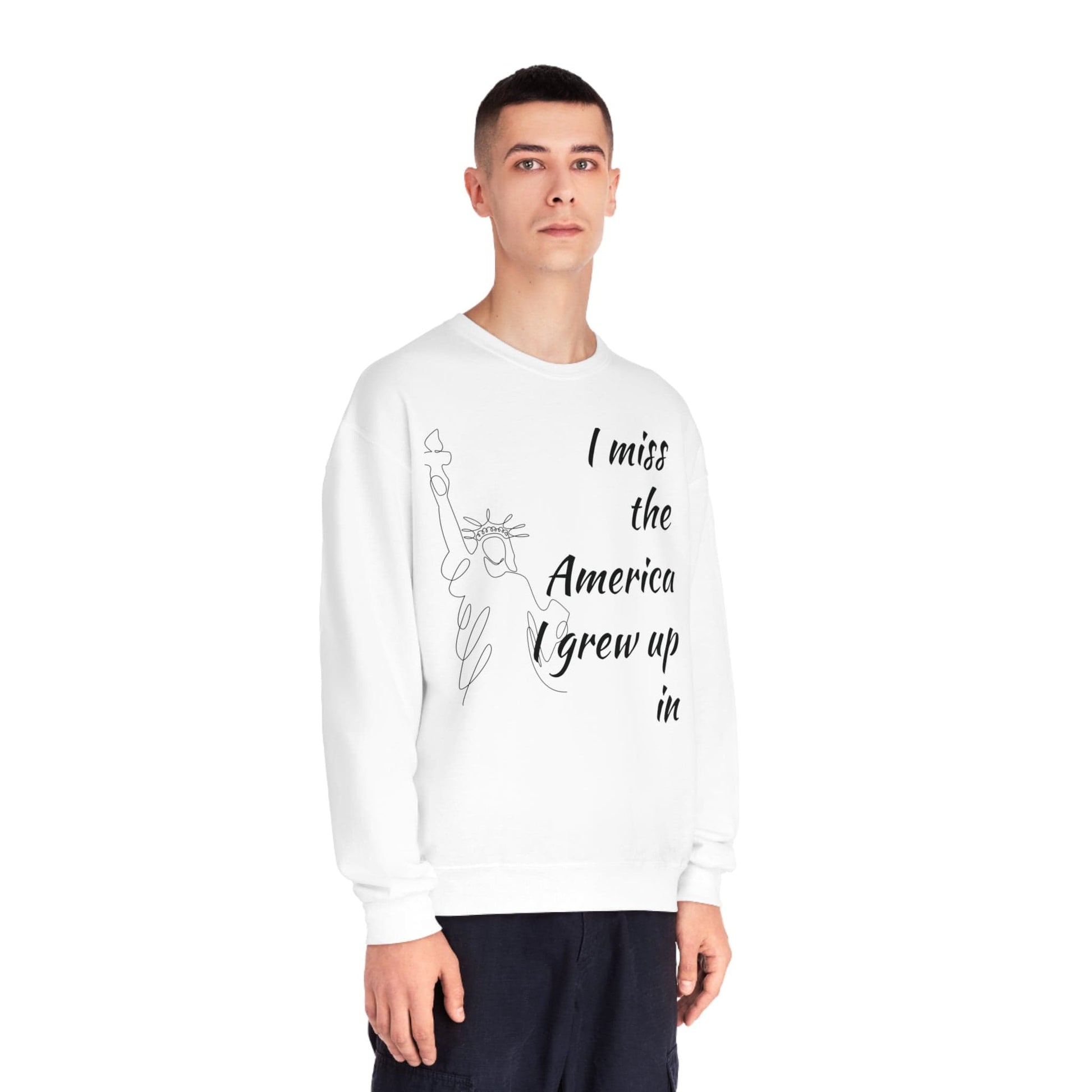 I Miss The America I Grew Up In, Wear Your Pride, Unisex NuBlend® Crewneck Sweatshirt - BespokeBliss