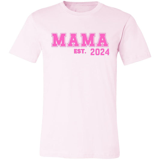 Mama est 2024 3001C Unisex Jersey Short-Sleeve T-Shirt