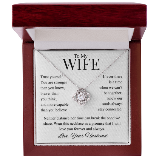 Necklace message card and box
