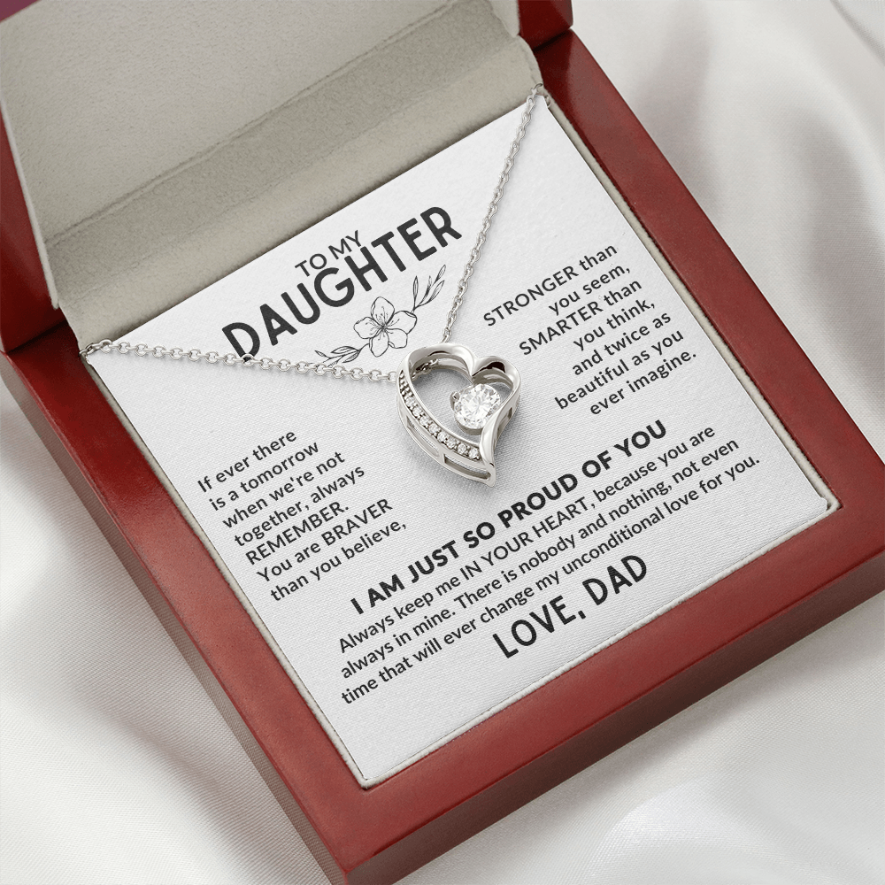 To Your Darling Daughter, Let Her Know You ALWAYS Have Her Back