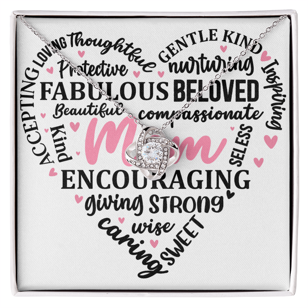 Mom You Are Amazing, Necklace and Message Card Gift For the Heart of the Family