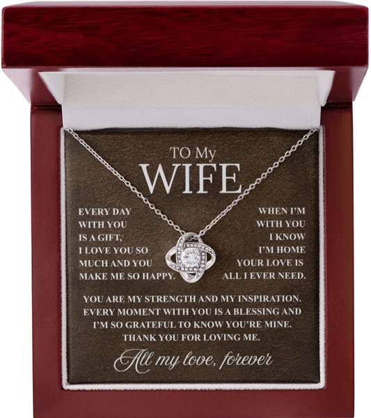mahogany box and necklace
