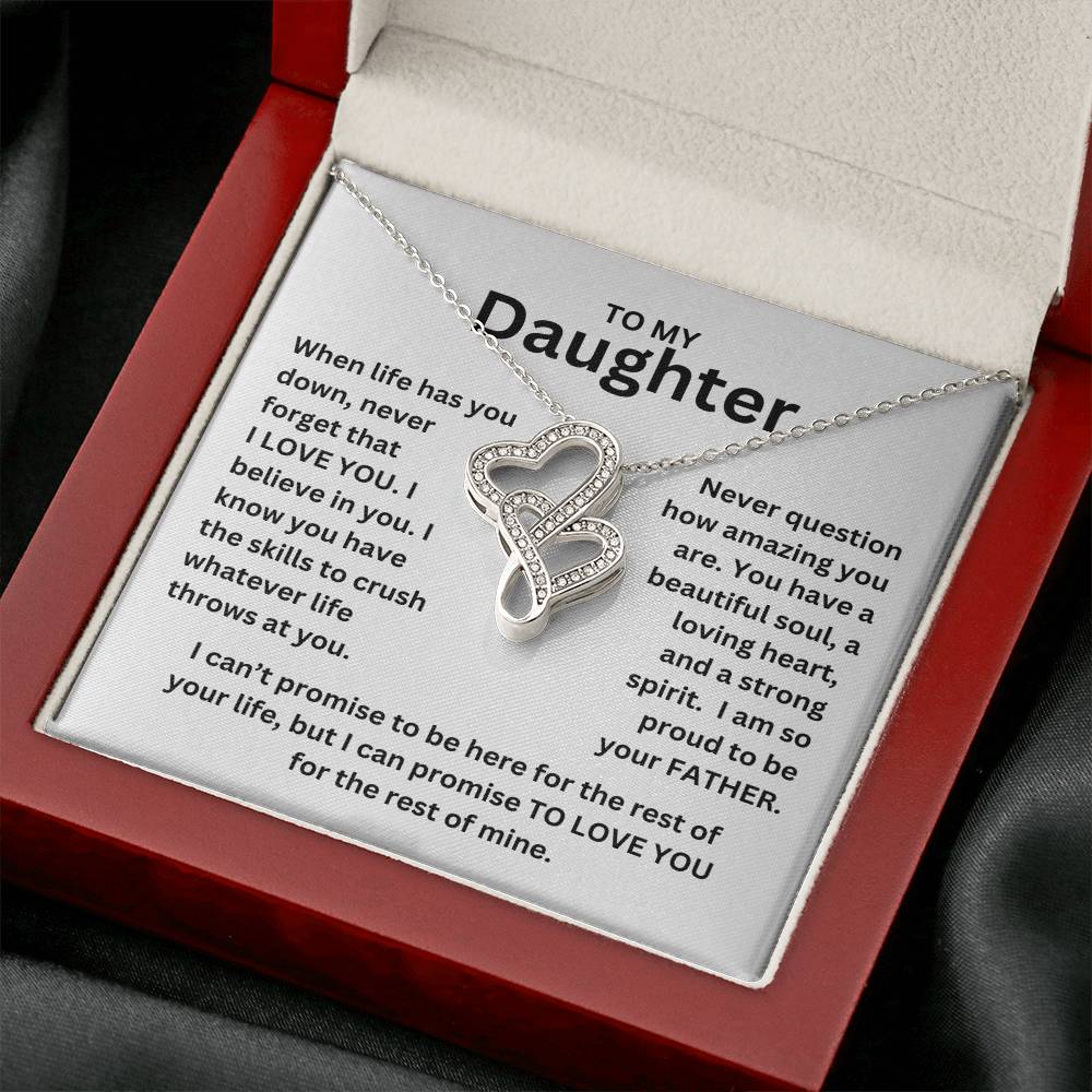 To My Daughter So Proud to Be Your Father Necklace