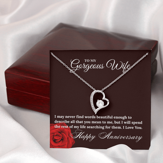 Gorgeous Wife, Happy Anniversary - The Perfect Gift