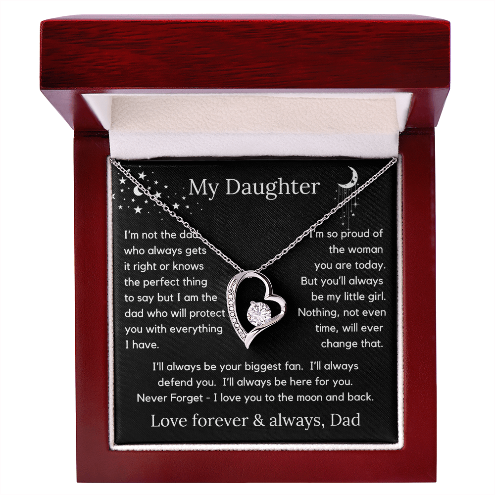 To My Daughter, I love you to the moon and back