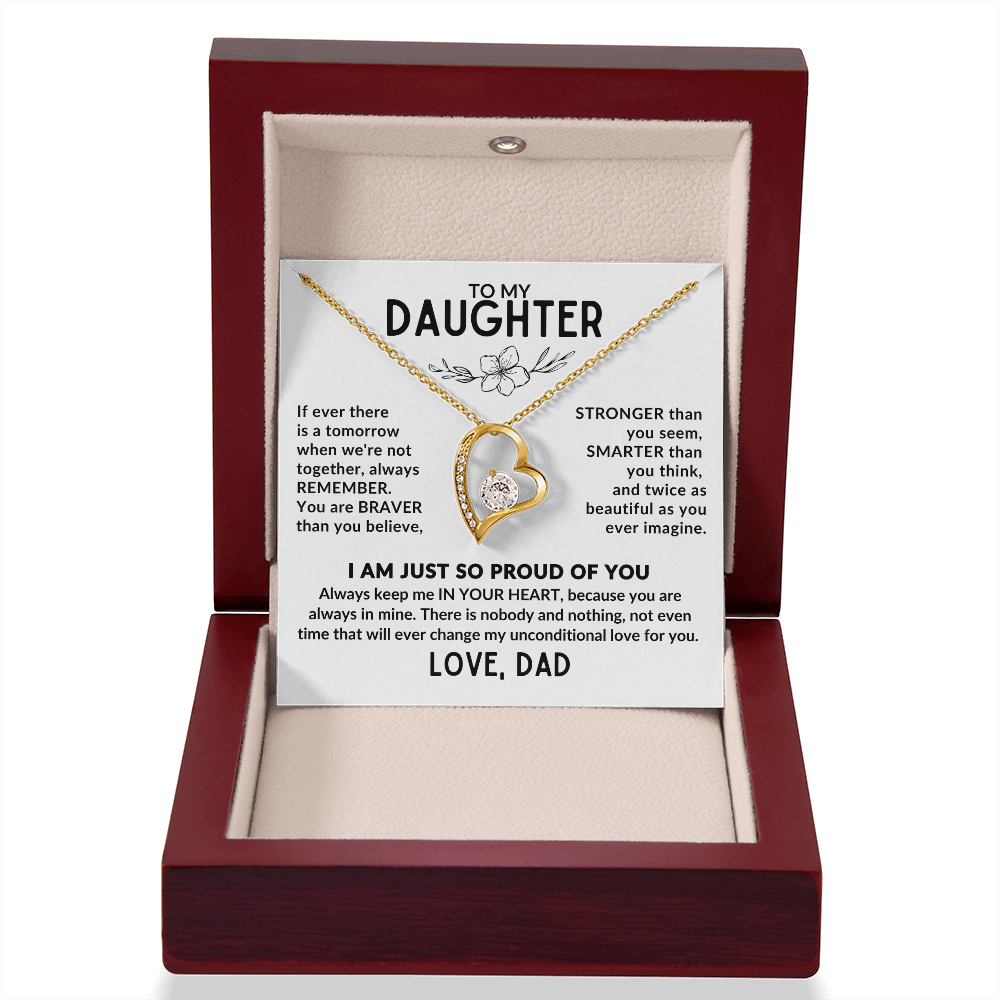 To Your Darling Daughter, Let Her Know You ALWAYS Have Her Back