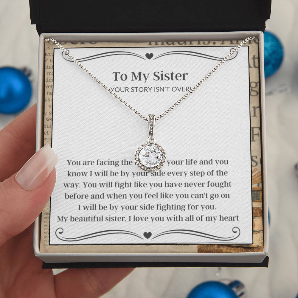 My Sister, Your Story Isn't Over, I Love You | To My Sister | Recovery Necklace | Survivor
