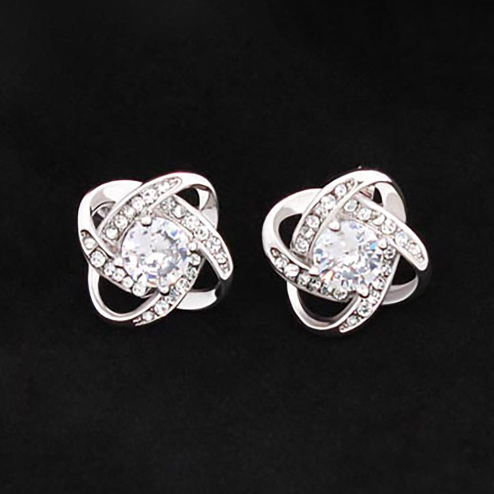 Complete the Set .... Love Knot Stud Earrings