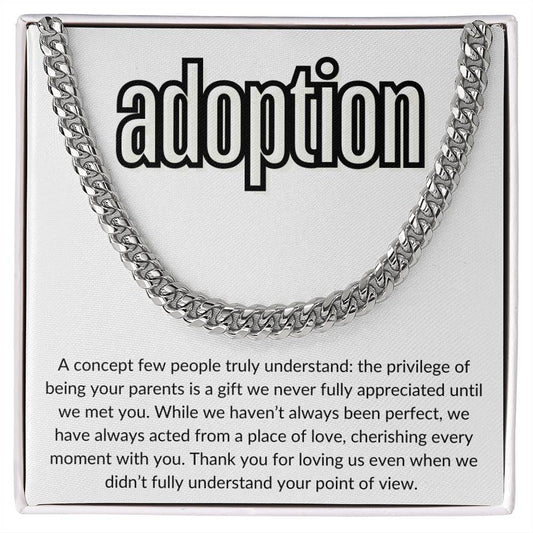 Adoption, A Concept Few People Truly Understand, Thank You For Loving Us Even When We Didn't Understand. MBB051_M