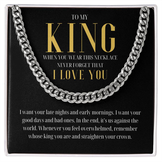 To My King, I Love You