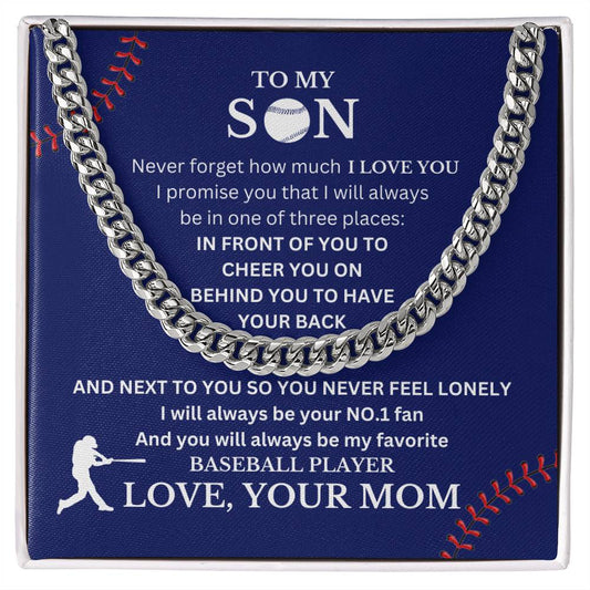 Baseball Player Son, Love Mom