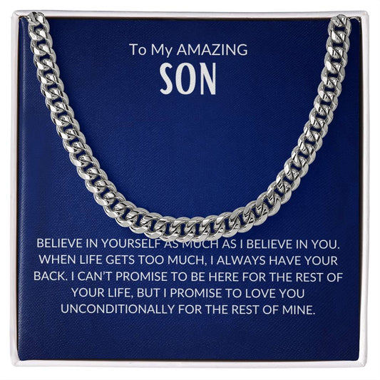 To My Amazing Son | Cuban Chain | Son I Love You