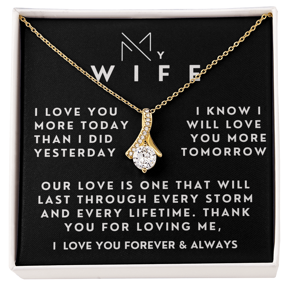 To My Wife, I Love You More Each Day