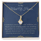 Maid Of Honor, Accept this as a Small Thank You