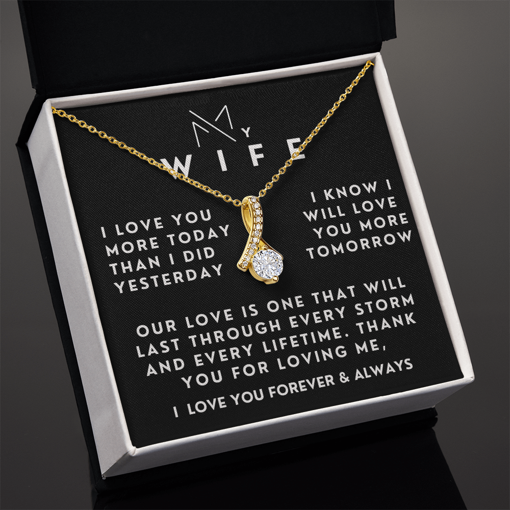 To My Wife, I Love You More Each Day