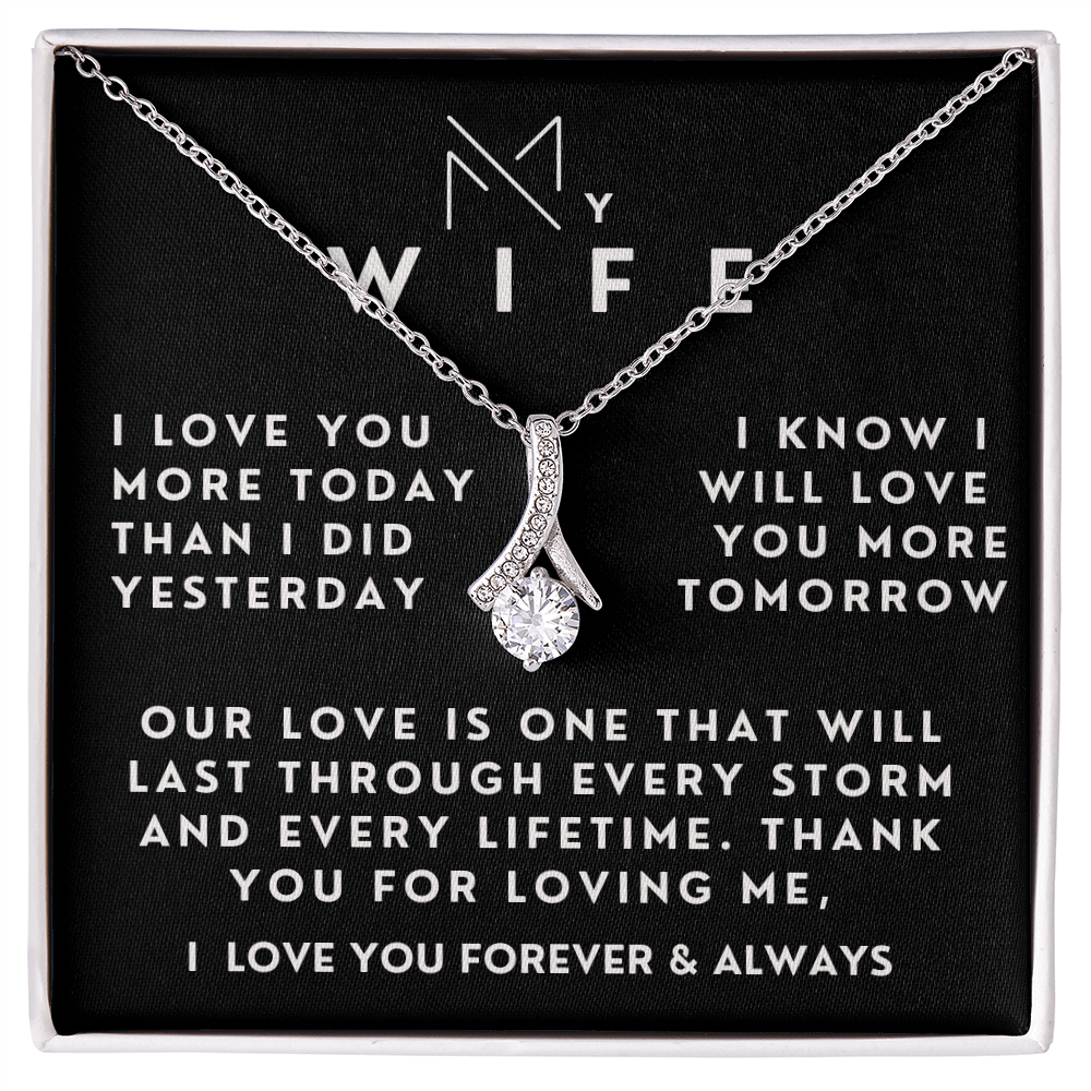 To My Wife, I Love You More Each Day