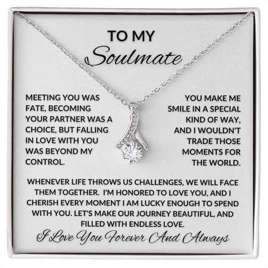 Soulmate, Meeting You Was Fate, Becoming Your Partner Was A Choice ❤️