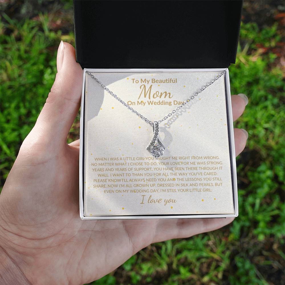 My Beautiful Mom and My Wedding Day, Necklace For Mom