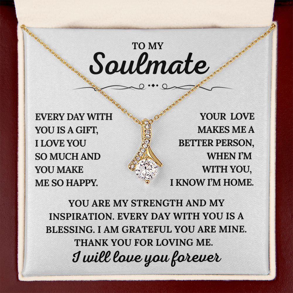 My Darling Soulmate, I Am So Glad I Found You