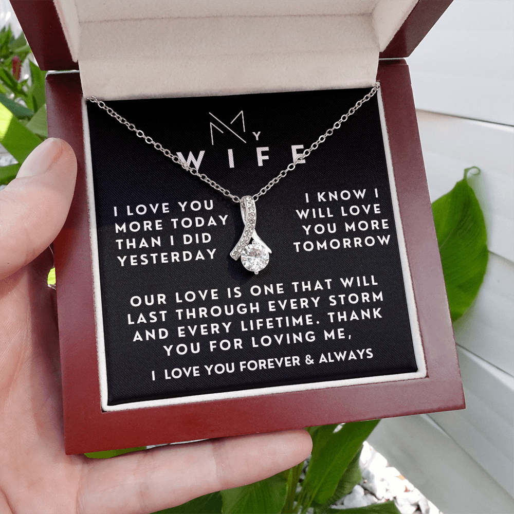 To My Wife, I Love You More Each Day