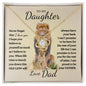 Daughter - Proud of you - Love Dad Necklace [Almost Sold Out]