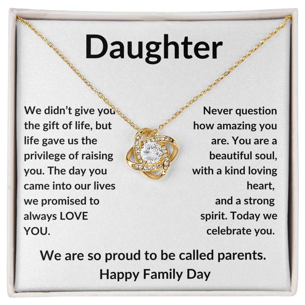Daughter, We Are So Proud To Be Called Parents, Happy Family Day MBB034