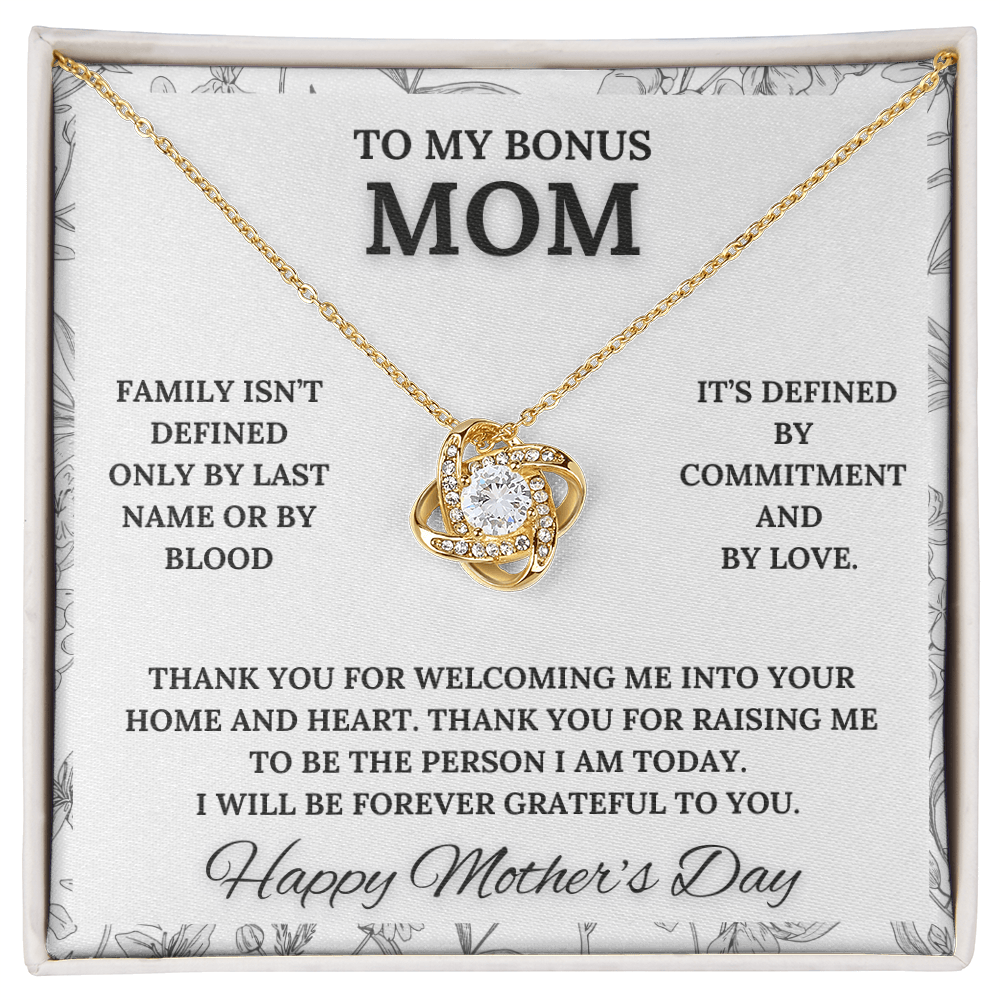 Bonus Mom On Mother's Day, A Heartfelt Thank You Message and Gorgeous Pendant