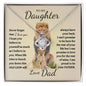 Daughter - Proud of you - Love Dad Necklace [Almost Sold Out]