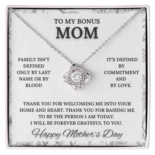 Bonus Mom On Mother's Day, A Heartfelt Thank You Message and Gorgeous Pendant