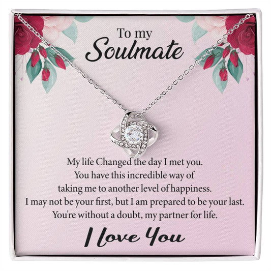 To My Soulmate - Love Knot Necklace 💘