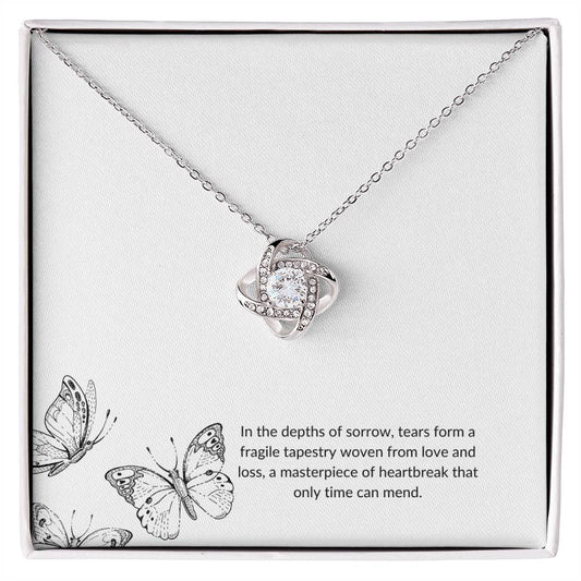 Love Knot Necklace | Honoring Cherished Memories and Eternal Love - BespokeBliss