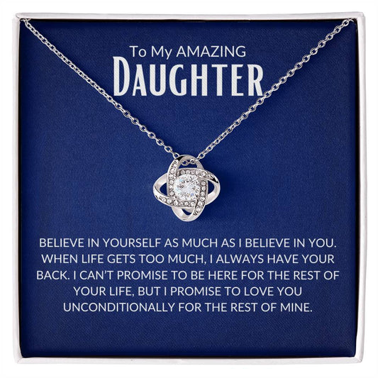 To My Amazing Daughter Necklace