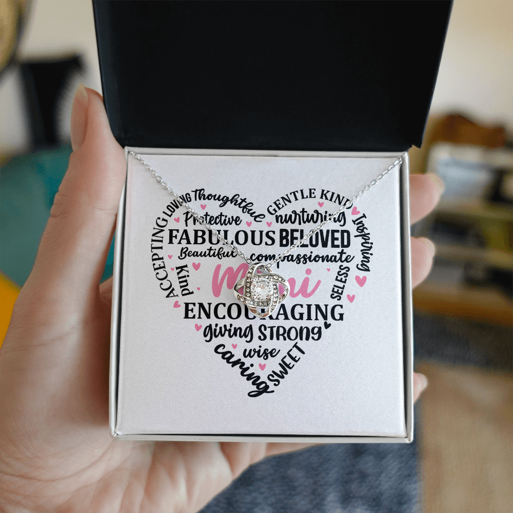 A Special gift for Mimi message card and necklace to show how much you love and appreciate her