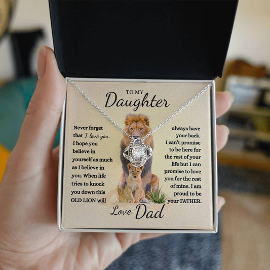 Daughter - Proud of you - Love Dad Necklace [Almost Sold Out]