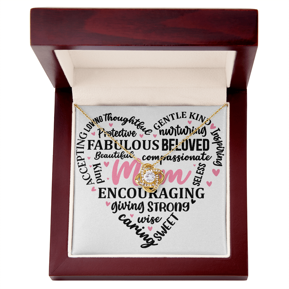 Mom You Are Amazing, Necklace and Message Card Gift For the Heart of the Family