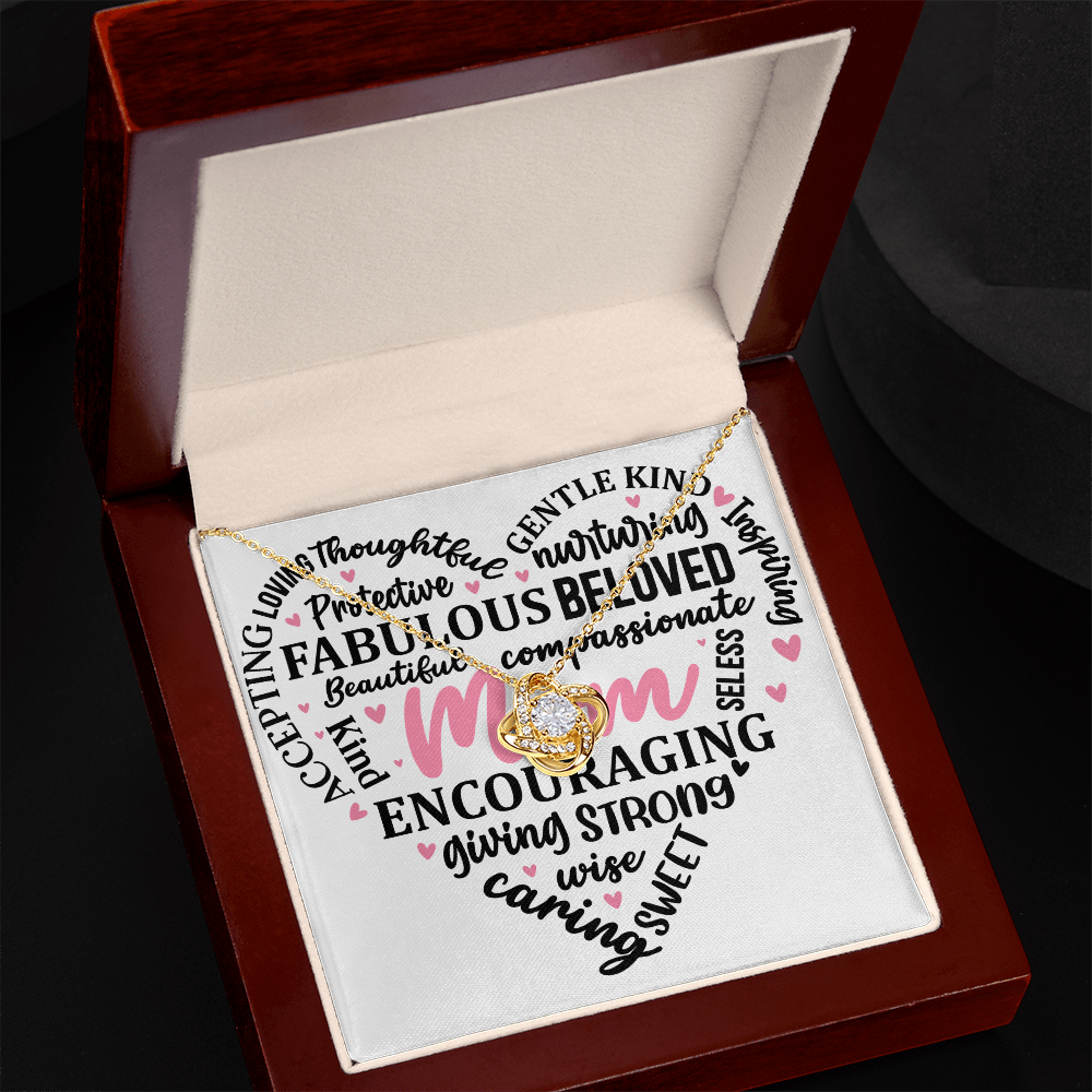 Mom You Are Amazing, Necklace and Message Card Gift For the Heart of the Family