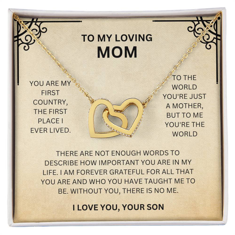 To My Loving Mom, Love Your Son