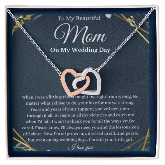 To My Mom, I Love You, On My Wedding Day, Necklace