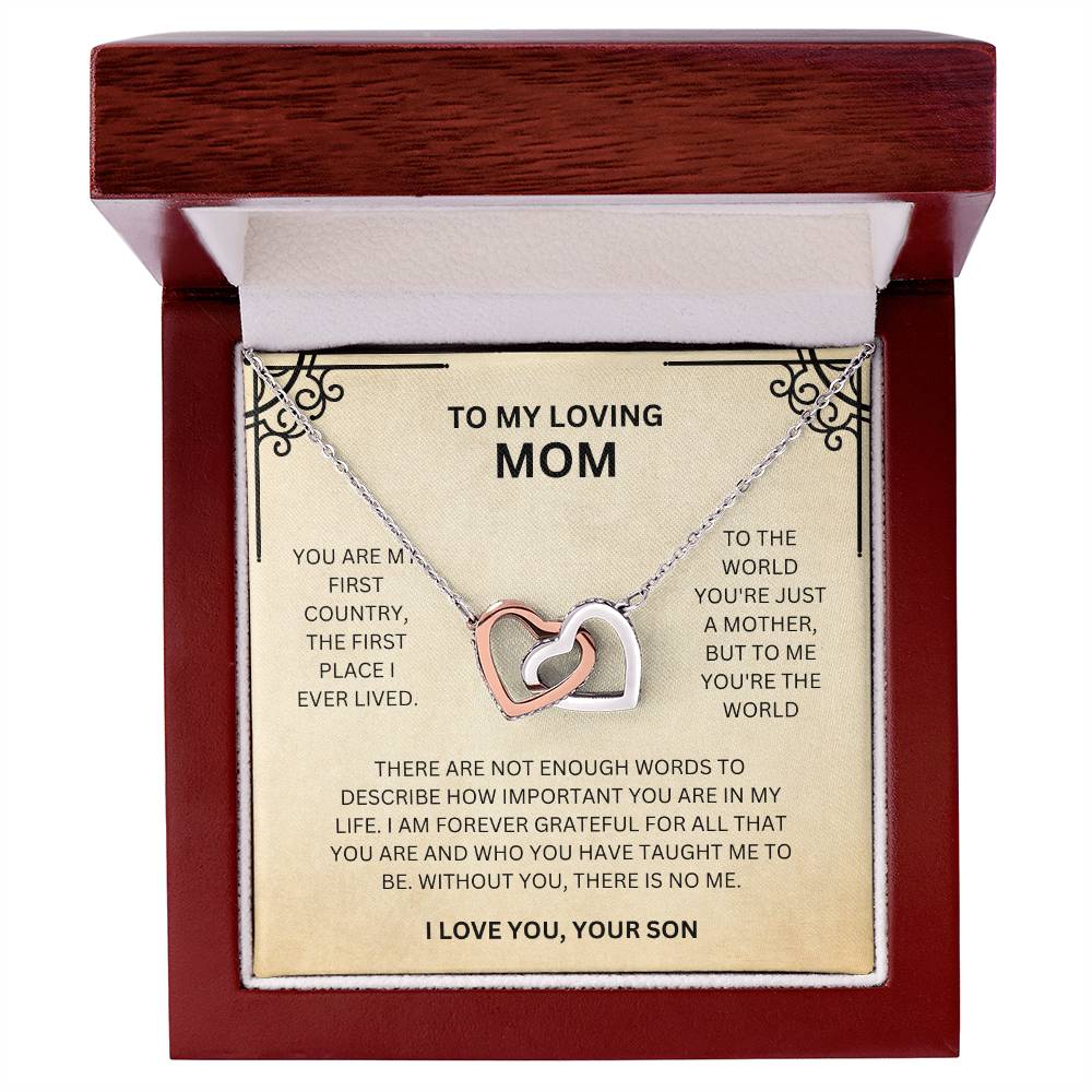 To My Loving Mom, Love Your Son