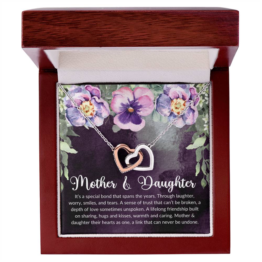 Mother and Daughter Necklace, an unbreakable bond.