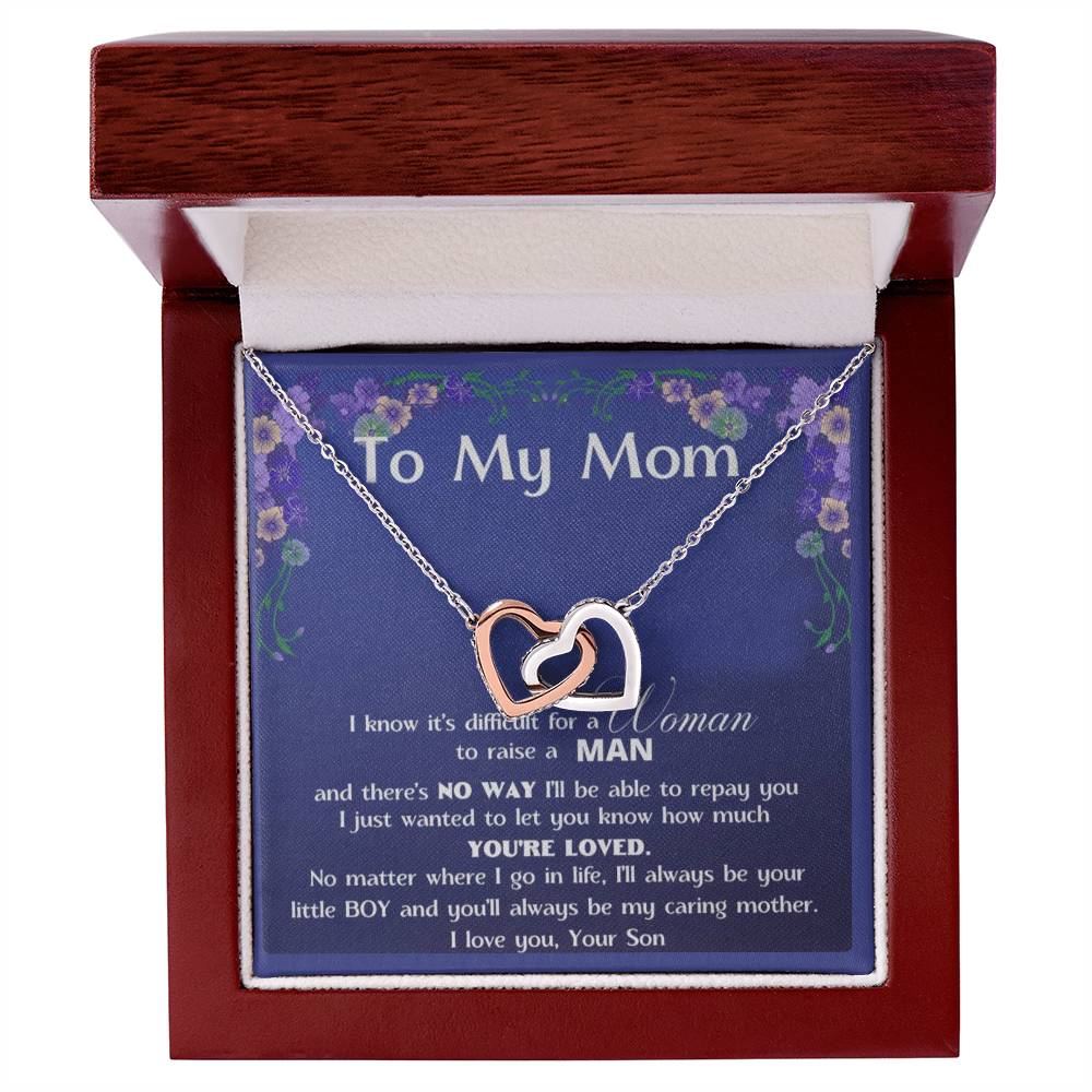 To My Mom, I Love You, Your Son, Necklace