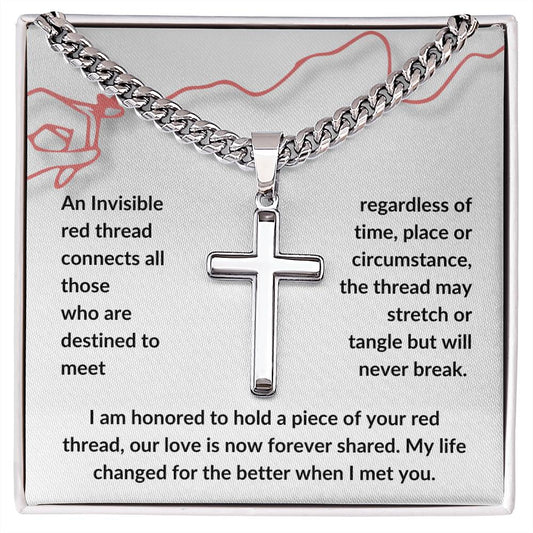 A Red Thread Connects Us, Adoption Day Gift For Son