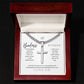 Badass Boyfriend Artisan Cross Necklace on Cuban Chain Gift | Boyfriend Gift Anniversary Birthday - BespokeBliss