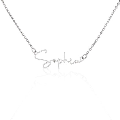 Personalized Elegance: Discover Your Name Necklace | Daughter Gift | From Mom to Daughter | From Dad to Daughter | Friend Gifts - BespokeBliss