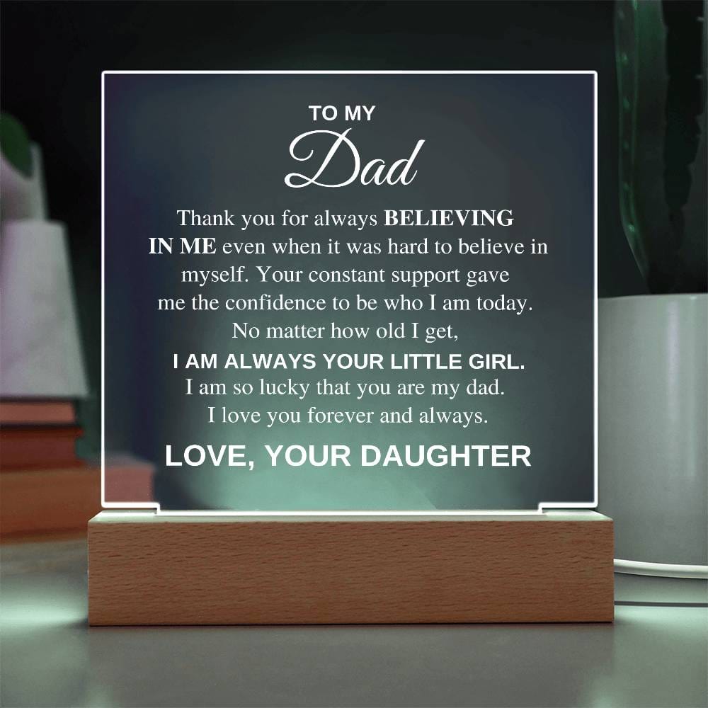 To My Dad, Thank You For Always Being There Love Your Daughter